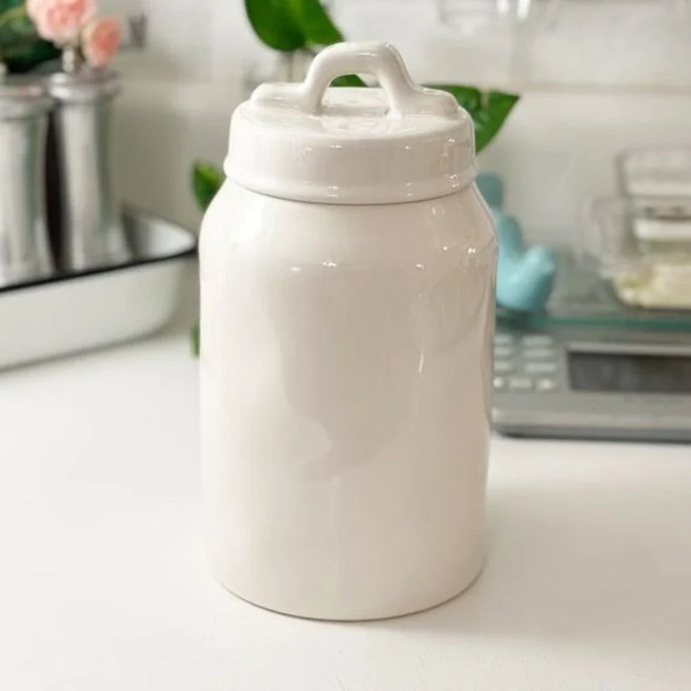 Rae Dunn Artisan SUGAR Canister with Lid‎ Ceramic